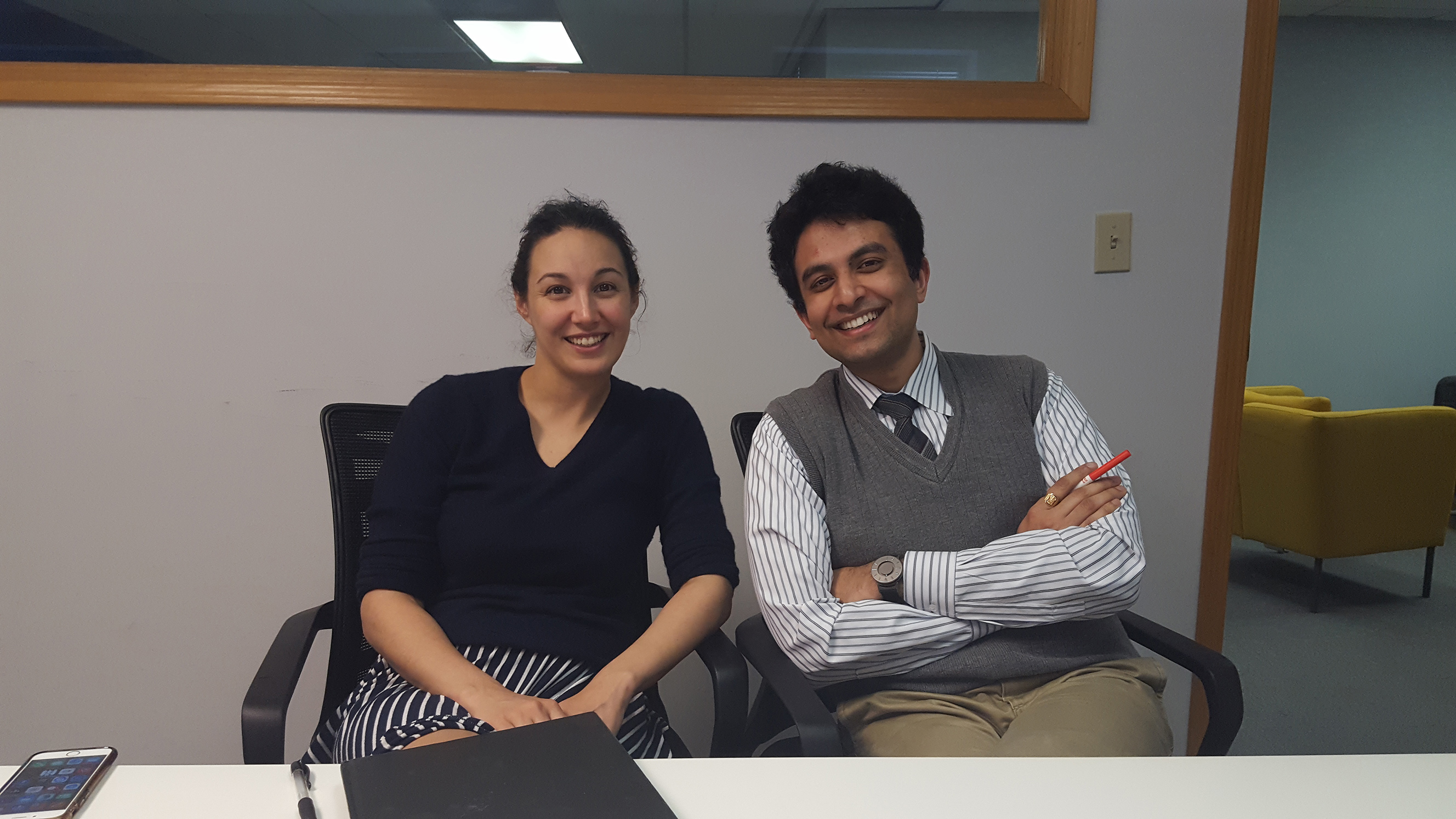 Katie Boody and Aditya Voleti of the Lean Lab in Kansas City